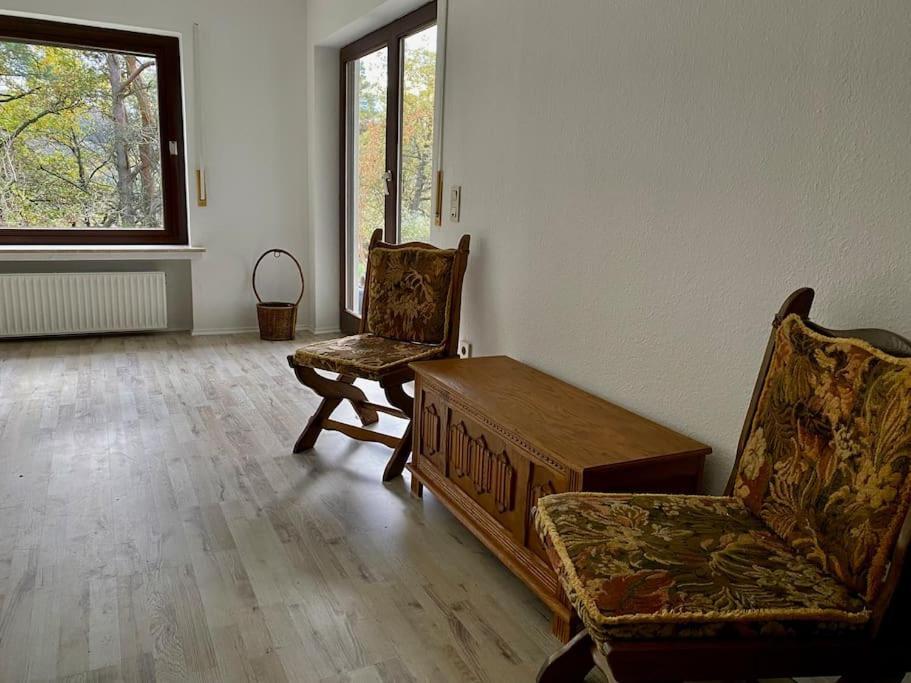 Schoene Ferienwohnung Mit Waldblick In Dillenburg Eksteriør bilde